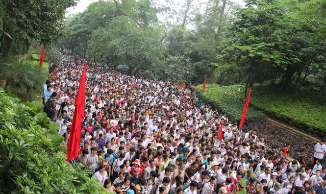 Hôm nay khai hội Đền Hùng - ảnh 1