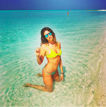 Con gái HLV Juventus gây sốt với bikini nóng bỏng - ảnh 4