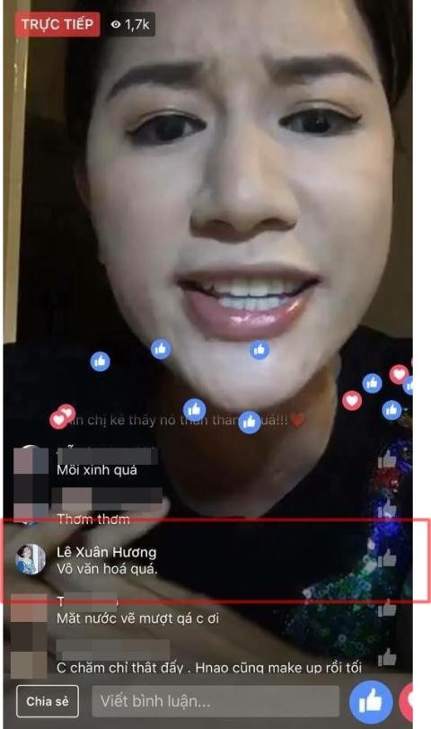 trang trần livestream chửi bới - ảnh 1
