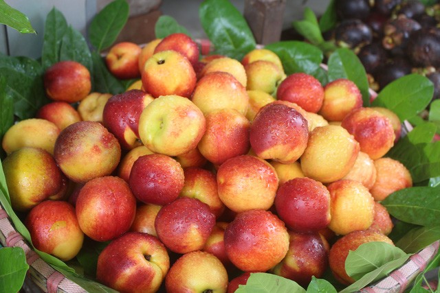 “Đội lốt” hàng Việt, đào, mận Trung Quốc tràn ngập phố - ảnh 3