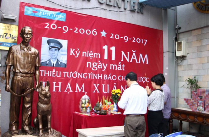 Ra mắt tượng Thiếu tướng tình báo huyền thoại Phạm Xuân Ẩn - ảnh 4