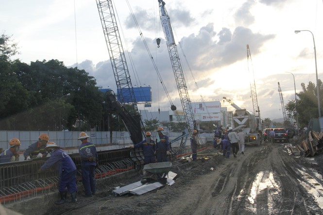 Tăng ca tối đa xong hầm chui trước 29/10 phục vụ APEC - ảnh 4