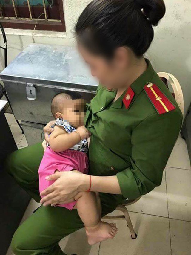 Diễn biến bất ngờ vụ bé trai bị bỏ rơi được nữ thiếu úy chăm sóc - ảnh 1
