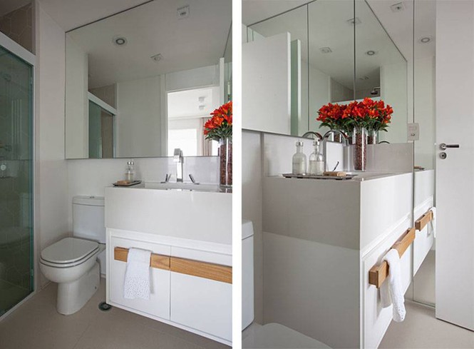 Căn hộ 35 m2 có mọi phòng đều rộng nhờ dùng nhiều kính - ảnh 9