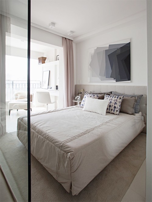 Căn hộ 35 m2 có mọi phòng đều rộng nhờ dùng nhiều kính - ảnh 6