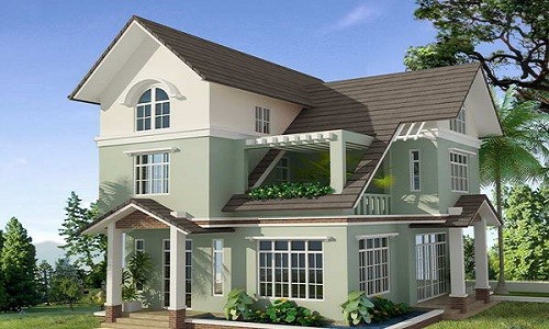 10 mẫu nhà ống 2 tầng đẹp giá trên 400 triệu đồng - ảnh 5