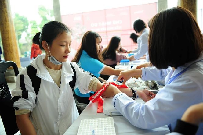 Chủ nhật Đỏ ở Thanh Hóa: Xuất hiện nhiều 'thủ lĩnh' hiến máu cứu người - ảnh 1