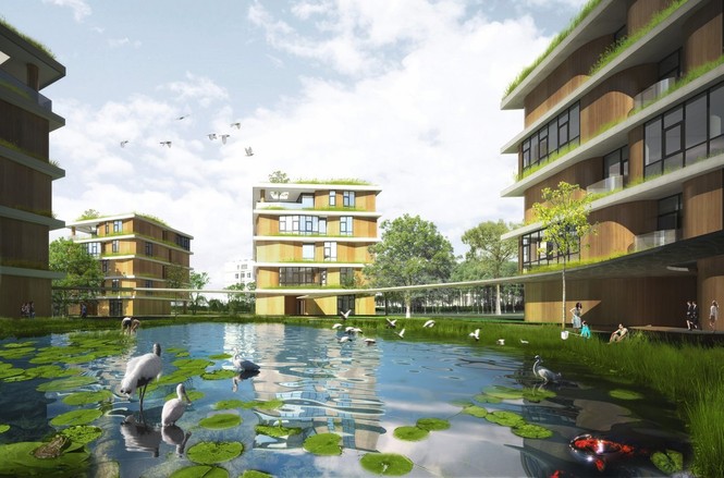 'Ngôi làng học tập' tuyệt đẹp với thiết kế hiện đại và sáng tạo - ảnh 2