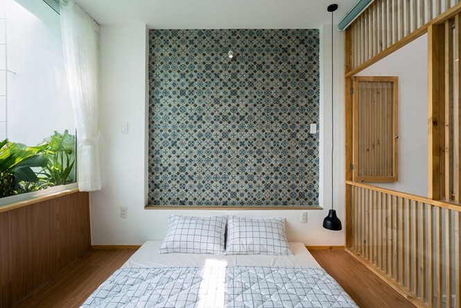 Nhà phố hai tầng đẹp ấn tượng với mặt tiền độc đáo - ảnh 8