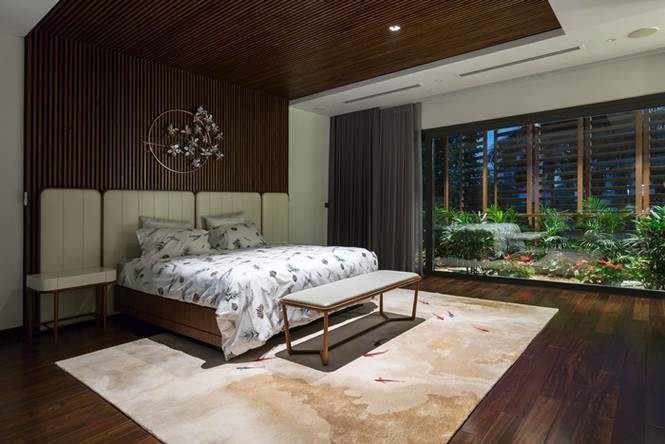 Biệt thự đẹp hút hồn với giải pháp đón nắng và gió - ảnh 10