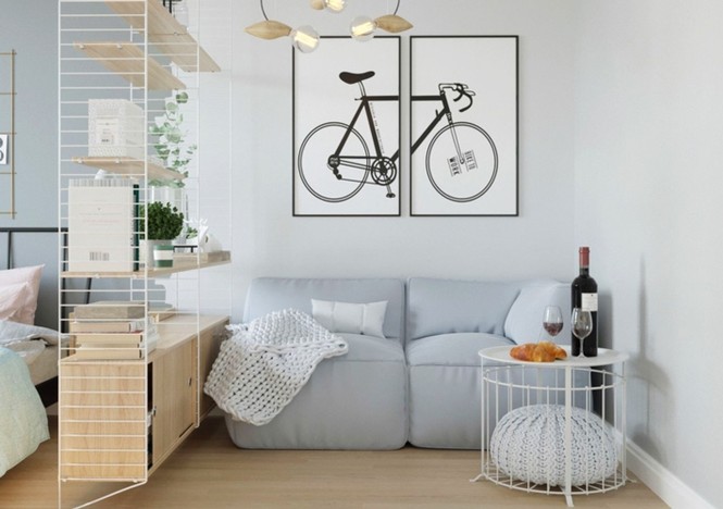 Hô biến căn hộ 30m2 thành không gian sống tiện nghi của đôi vợ chồng trẻ - ảnh 1