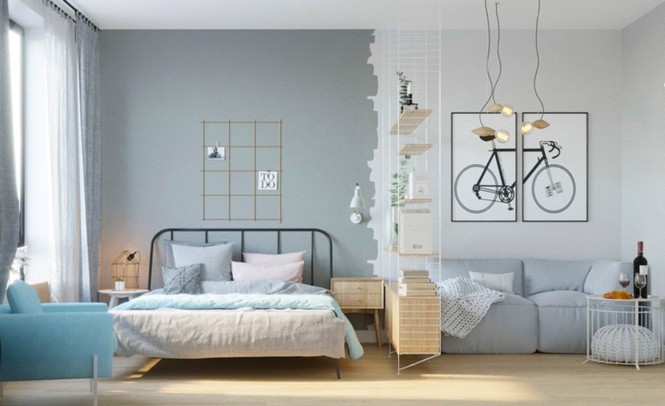 Hô biến căn hộ 30m2 thành không gian sống tiện nghi của đôi vợ chồng trẻ - ảnh 3