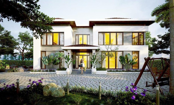 Nhà 1,5 tỷ đồng thiết kế đẹp như biệt thự hạng sang - ảnh 1