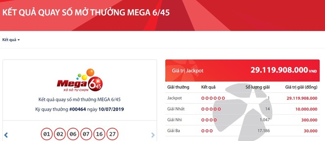 Độc đắc Vietlott lại nổ, khách hàng 'ẵm' hơn 29 tỷ đồng - ảnh 1