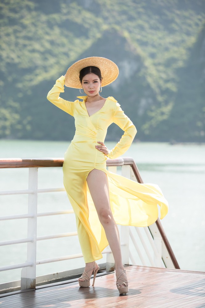 Dàn thí sinh Miss World Việt Nam trổ tài catwalk trên du thuyền 5 sao - ảnh 5