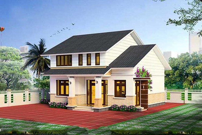 Mẫu nhà cấp 4 gác lửng mái Thái đẹp miễn chê chỉ 200- 300 triệu đồng - ảnh 4