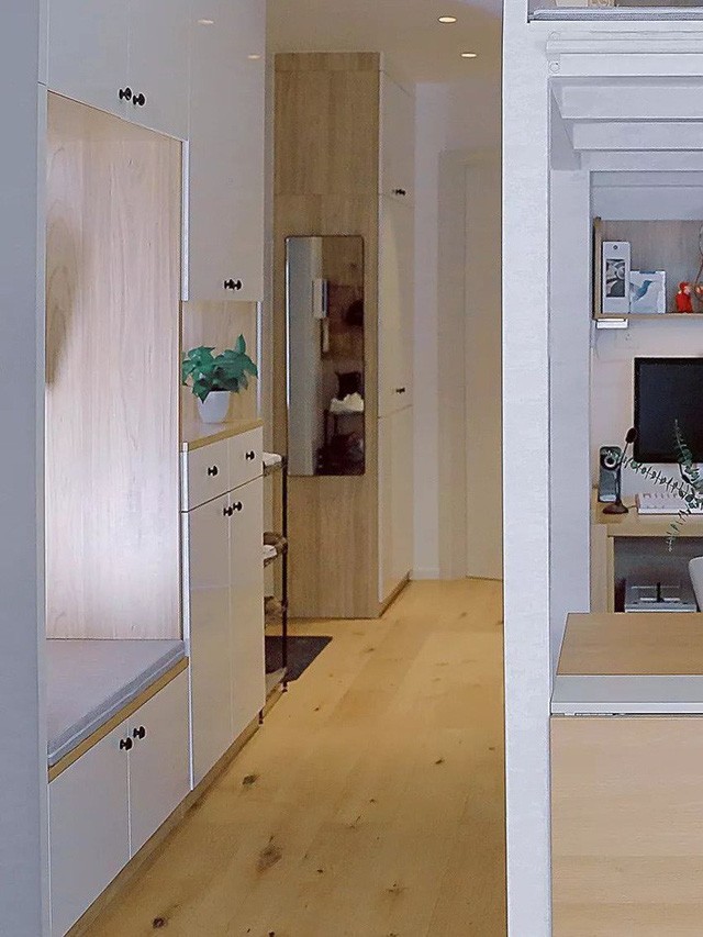 Căn hộ 40m2 rộng thoáng,đẹp long lanh đến bất ngờ nhờ nội thất trắng - ảnh 2