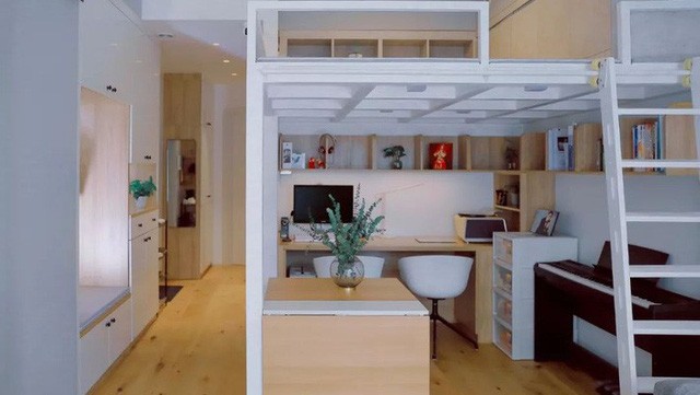 Căn hộ 40m2 rộng thoáng,đẹp long lanh đến bất ngờ nhờ nội thất trắng - ảnh 7