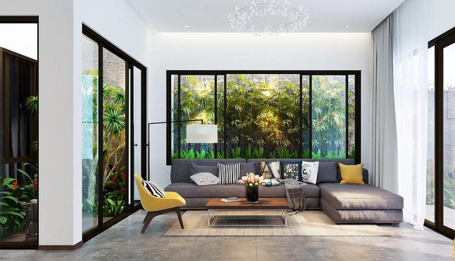 Mẫu nhà phố 3 tầng phong cách hiện đại đẹp miễn chê - ảnh 2