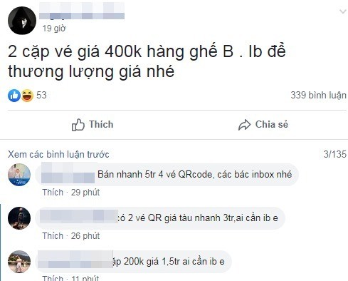Vé xem Việt Nam vs Malaysia bị hét giá trên trời - ảnh 3