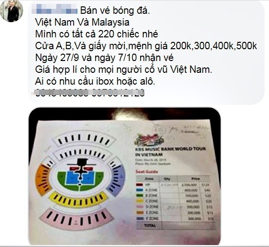 Vé xem Việt Nam vs Malaysia bị hét giá trên trời - ảnh 2