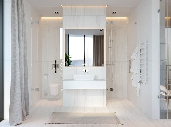 Căn hộ chung cư đẹp mỹ mãn nhờ nội thất gỗ biến tấu - ảnh 9