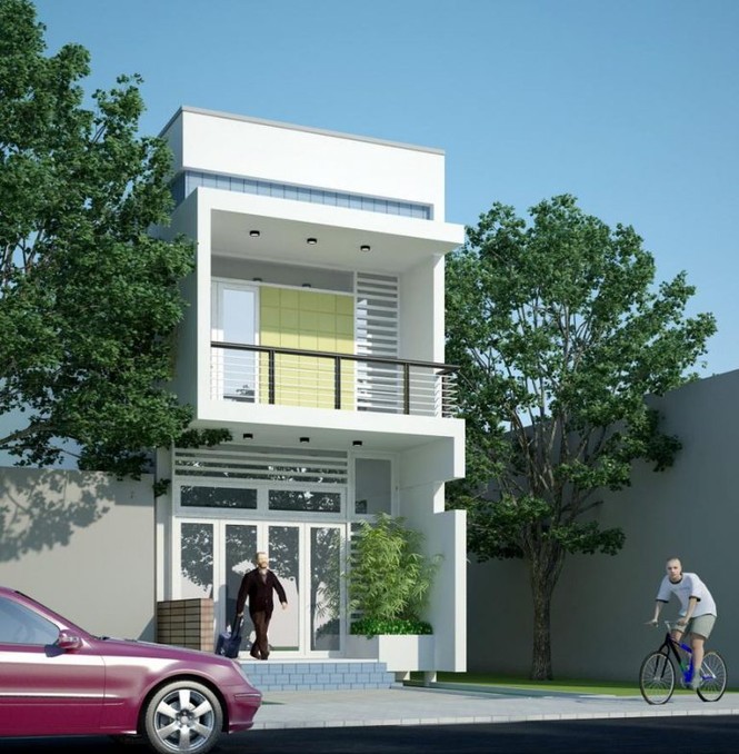 Mẫu nhà phố 2 tầng tuyệt đẹp cho khu đất mặt tiền hẹp - ảnh 3