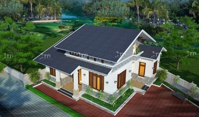 Vẻ đẹp gây sốt của các mẫu nhà cấp 4 giá rẻ kiểu mới có 4 phòng ngủ - ảnh 1