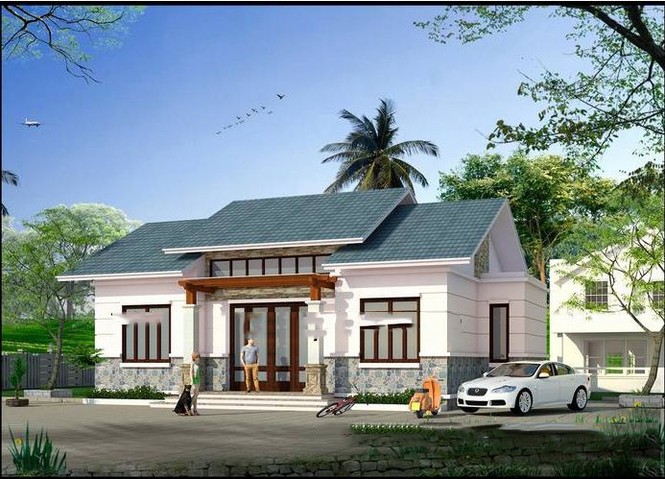 Vẻ đẹp gây sốt của các mẫu nhà cấp 4 giá rẻ kiểu mới có 4 phòng ngủ - ảnh 3