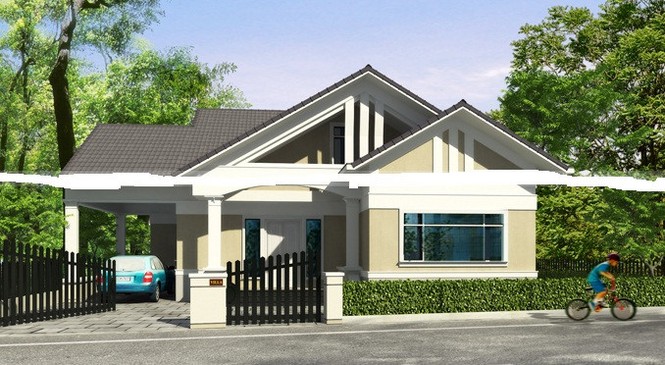 Vẻ đẹp gây sốt của các mẫu nhà cấp 4 giá rẻ kiểu mới có 4 phòng ngủ - ảnh 6