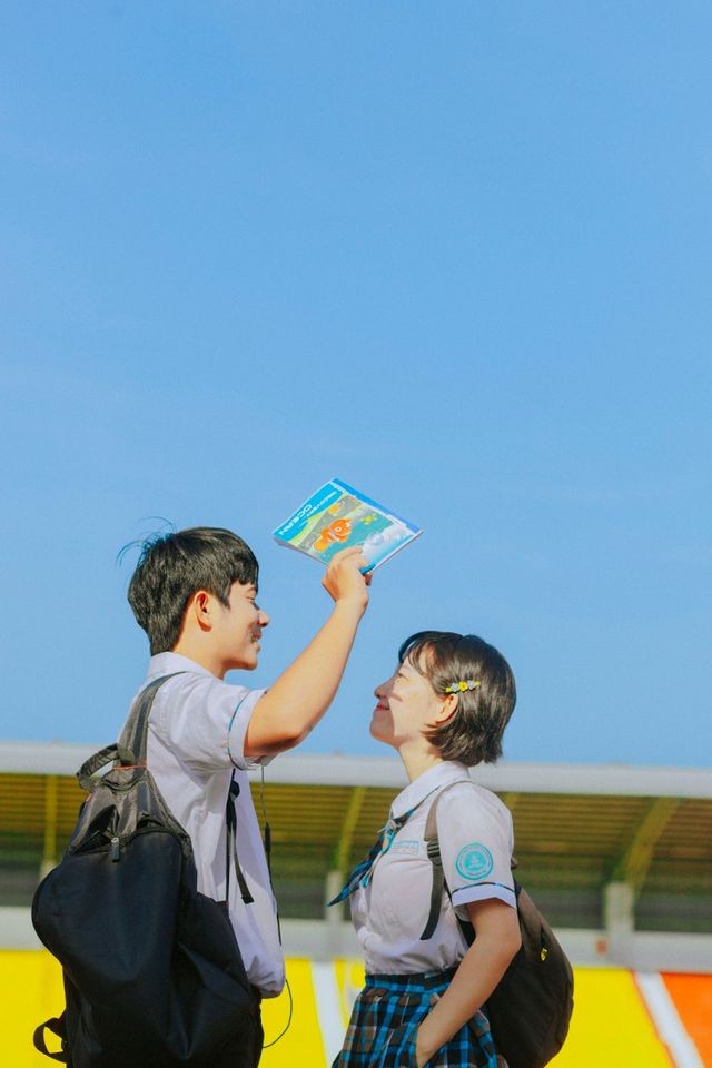 Bộ ảnh chuyện tình 'gà bông' đẹp trong veo của cặp đôi Đồng Nai - ảnh 3