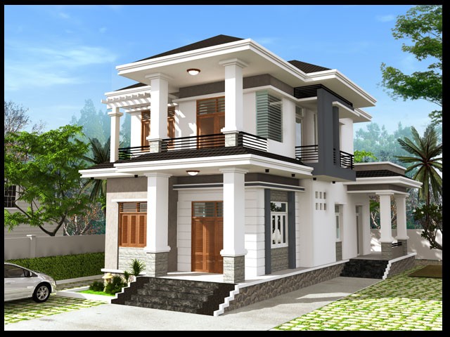 Những mẫu nhà hai tầng 500 triệu đồng 'hớp hồn' vợ chồng trẻ - ảnh 1