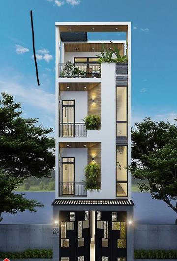 Mẫu nhà phố 4 tầng vẻ đẹp hiện đại gây sốt - ảnh 1