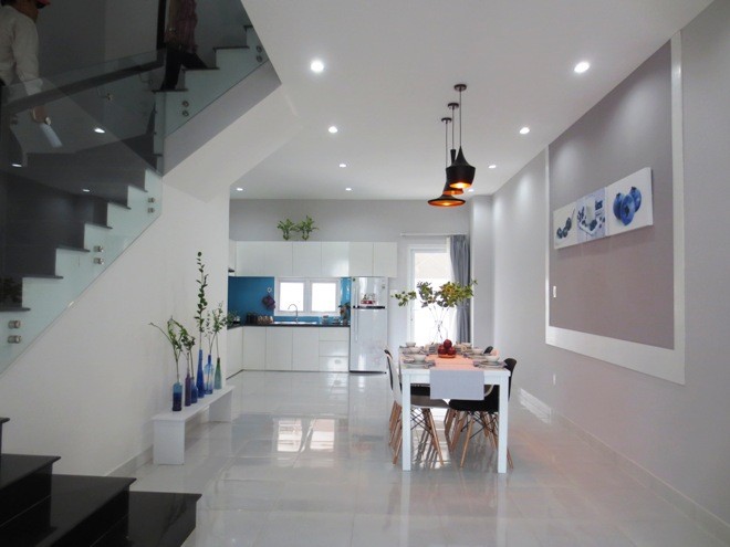 Mẫu nhà phố 80m2 chi phí 1 tỷ đồng đẹp nổi bật, cuốn hút - ảnh 3