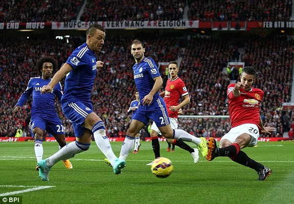 M.U vs Chelsea (1-1): Van Persie giải cứu 'Quỷ đỏ' - ảnh 9