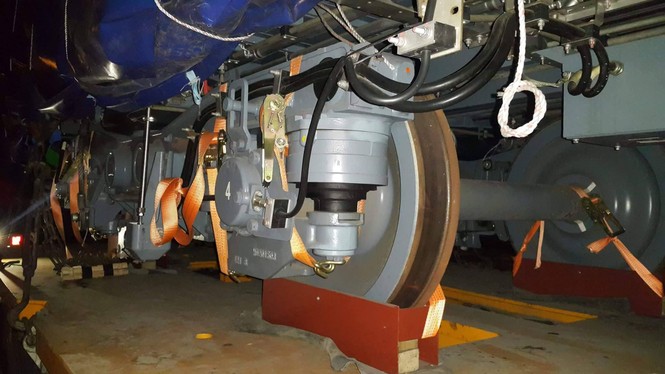 Cận cảnh 4 toa tàu đường sắt Cát Linh - Hà Đông về Hà Nội - ảnh 14