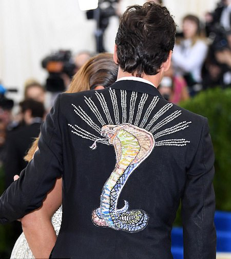 Federer gây sốc với chiếc áo vest in hình rắn hổ mang - ảnh 2