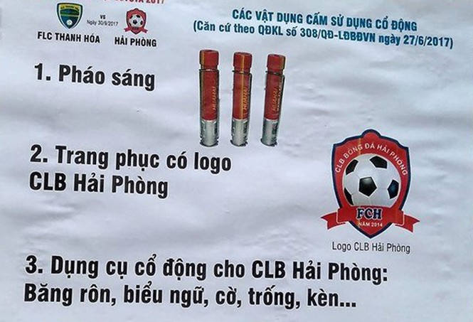 CĐV Hải Phòng vẽ lên người, lách luật cấm đến sân khách - ảnh 1