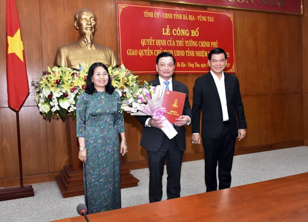 Ông Nguyễn Thành Long làm quyền Chủ tịch tỉnh Bà Rịa - Vũng Tàu - ảnh 1