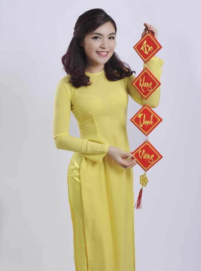 Hoa khôi bật mí cách đối phó với câu hỏi 'nhạy cảm' ngày Tết - ảnh 2