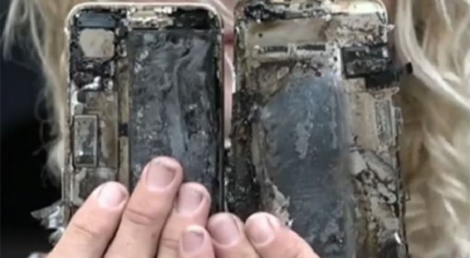 iPhone 7 bất ngờ phát nổ trên xe hơi - ảnh 1