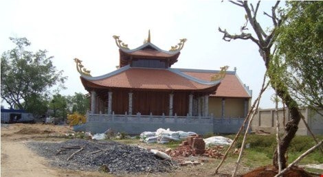 Tạm đình chỉ công trình nhà thờ tổ nghiệp của Hoài Linh - ảnh 1