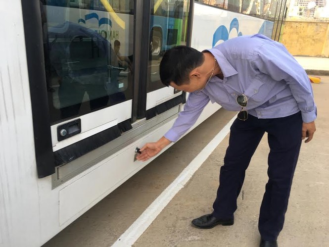 Cận cảnh dàn xe buýt nhanh BRT tiện nghi đầu tiên ở Thủ đô - ảnh 7