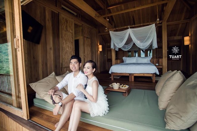 Mãn nhãn bộ ảnh cưới trăm triệu của cặp đôi con trai đại gia - ảnh 1