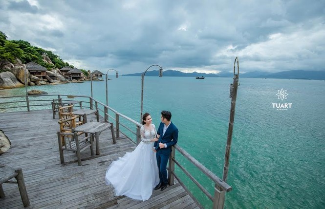 Mãn nhãn bộ ảnh cưới trăm triệu của cặp đôi con trai đại gia - ảnh 8