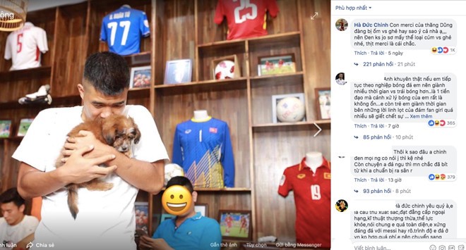 Dân mạng làm loạn Facebook Đức Chinh, Văn Lâm sau trận thua Iraq - ảnh 1