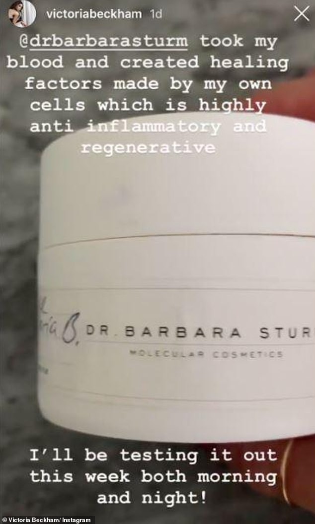 Victoria Beckham chi 1.200 bảng Anh làm mỹ phẩm trích từ máu - ảnh 1