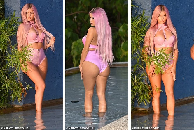 Demi Rose hoá ‘búp bê Barbie hồng’ nóng bỏng trong kỳ nghỉ ở Thái Lan - ảnh 1