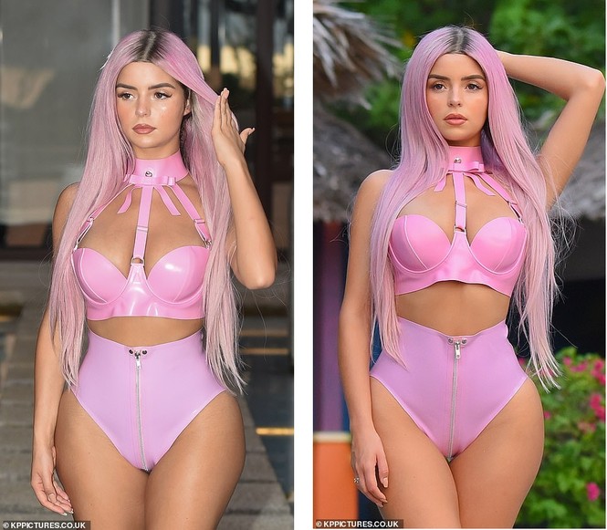 Demi Rose hoá ‘búp bê Barbie hồng’ nóng bỏng trong kỳ nghỉ ở Thái Lan - ảnh 2