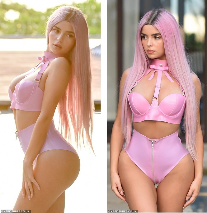 Demi Rose hoá ‘búp bê Barbie hồng’ nóng bỏng trong kỳ nghỉ ở Thái Lan - ảnh 4